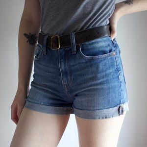 Madewell High Wasted Denim Shorts
